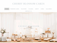 Tablet Screenshot of cherryblossom-cakes.co.uk